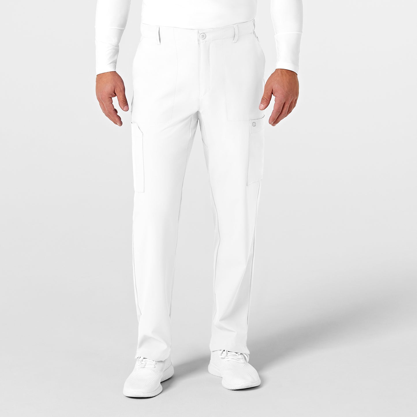 Men's Flat Front Cargo Scrub Pant