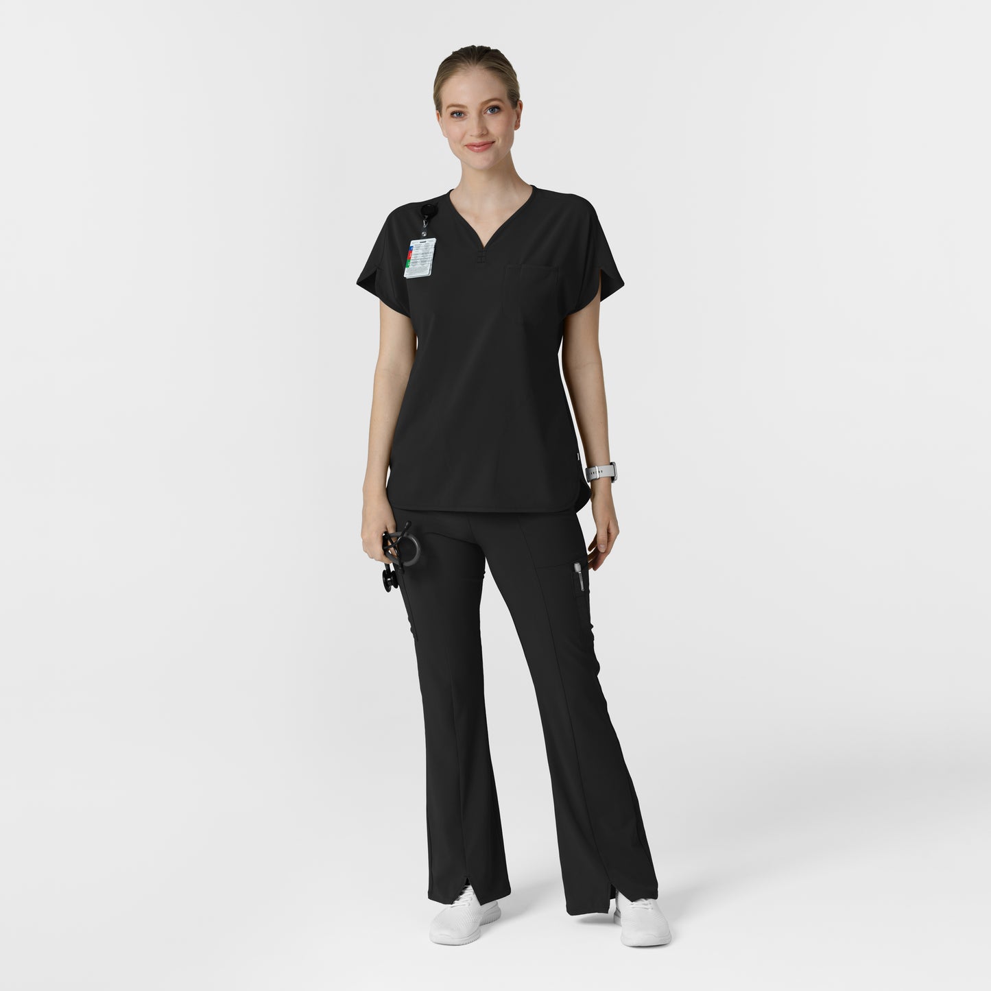 RENEW Women's Cargo Flare Scrub Pant