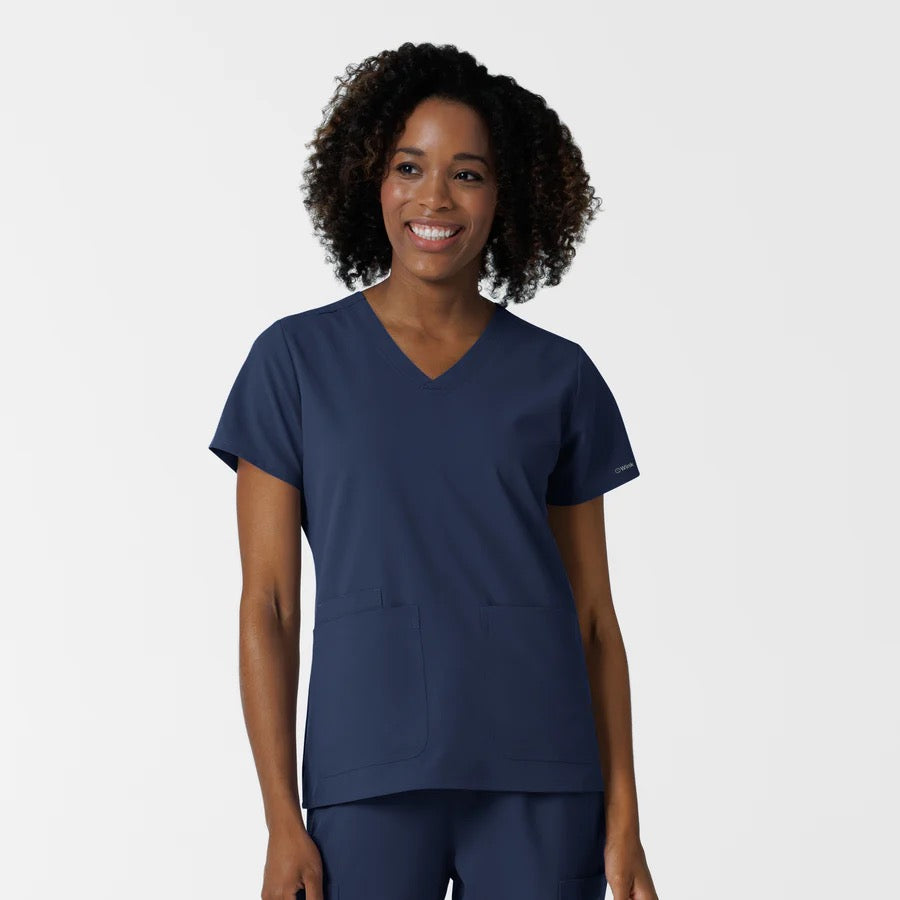 NURTUR Women's V-Neck Scrub Top