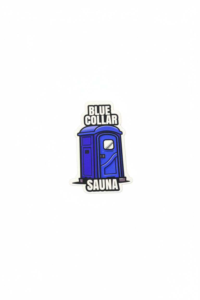 Blue Collar Sauna Sticker