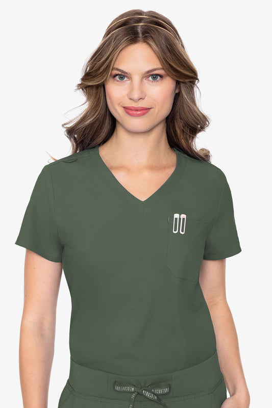 MedCouture Insight One Pocket Top