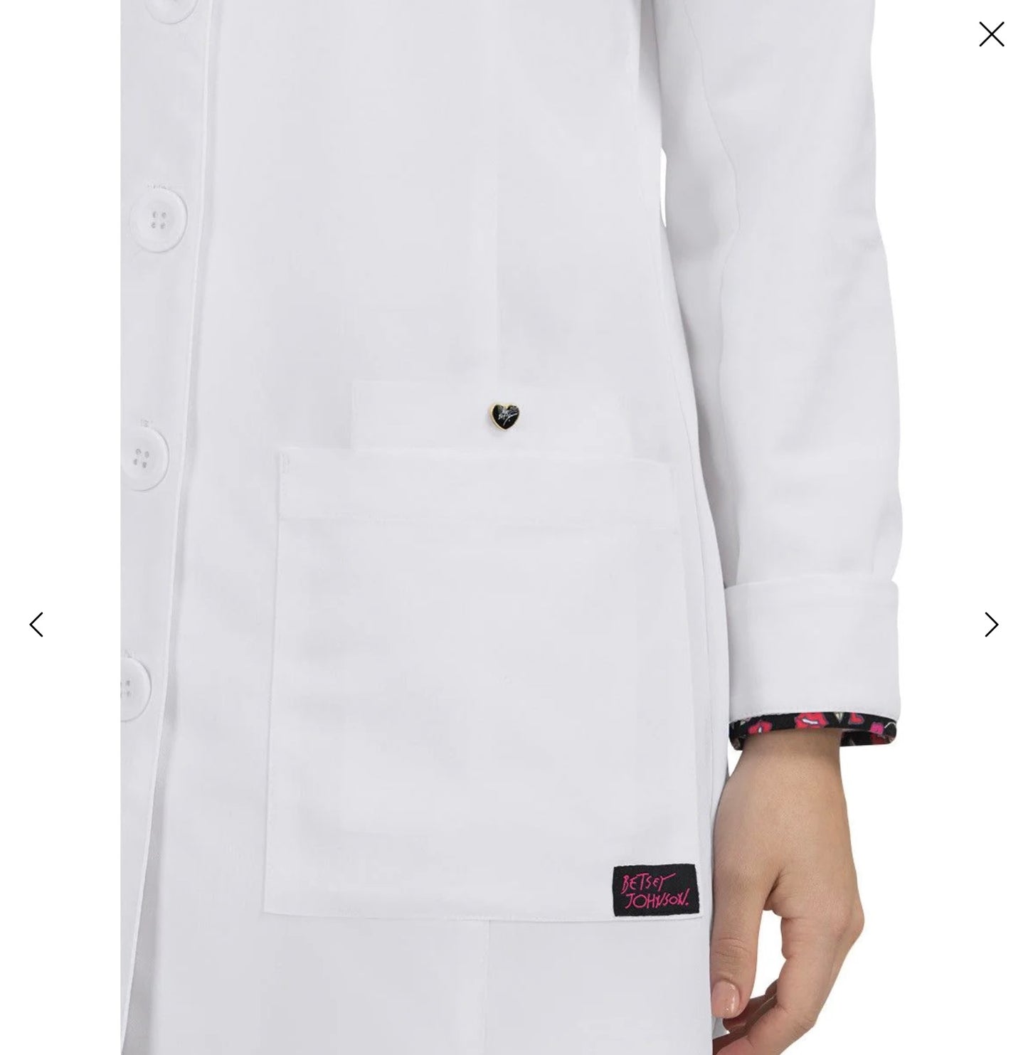 Marigold Lab Coat White