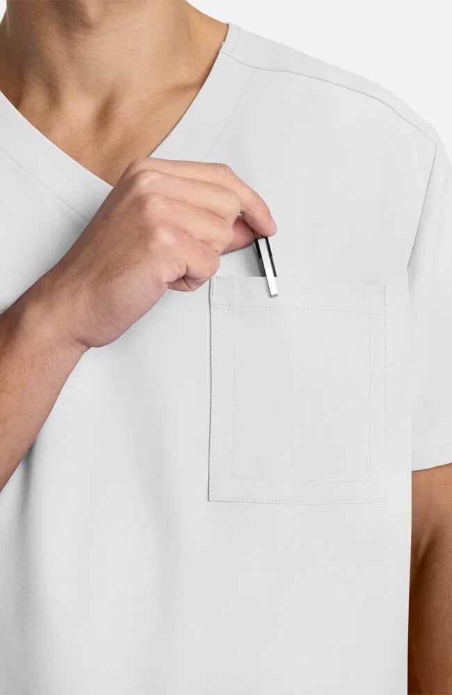 Men's 3-Pocket V-Neck Scrub Top