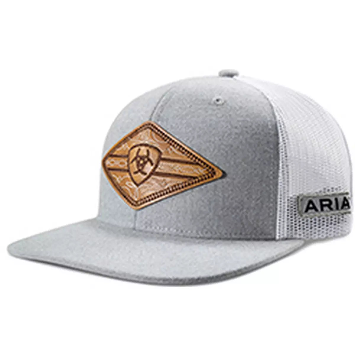 Ariat Snap Back Diamond Boot Stitch Grey
