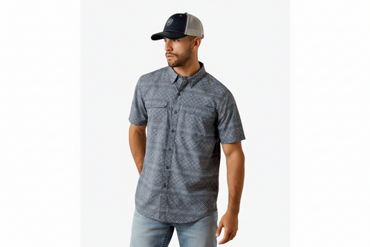 Ariat Men's Printed VentTEK Outbound Fitted Shirt