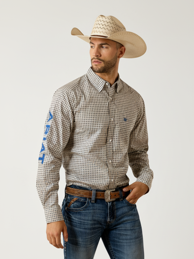 Ariat Men's Team Welles Fitted Shirt