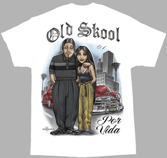 HOMIESH.S™- OLD SKOOL Men's MAX HWT Tee DGA TEES