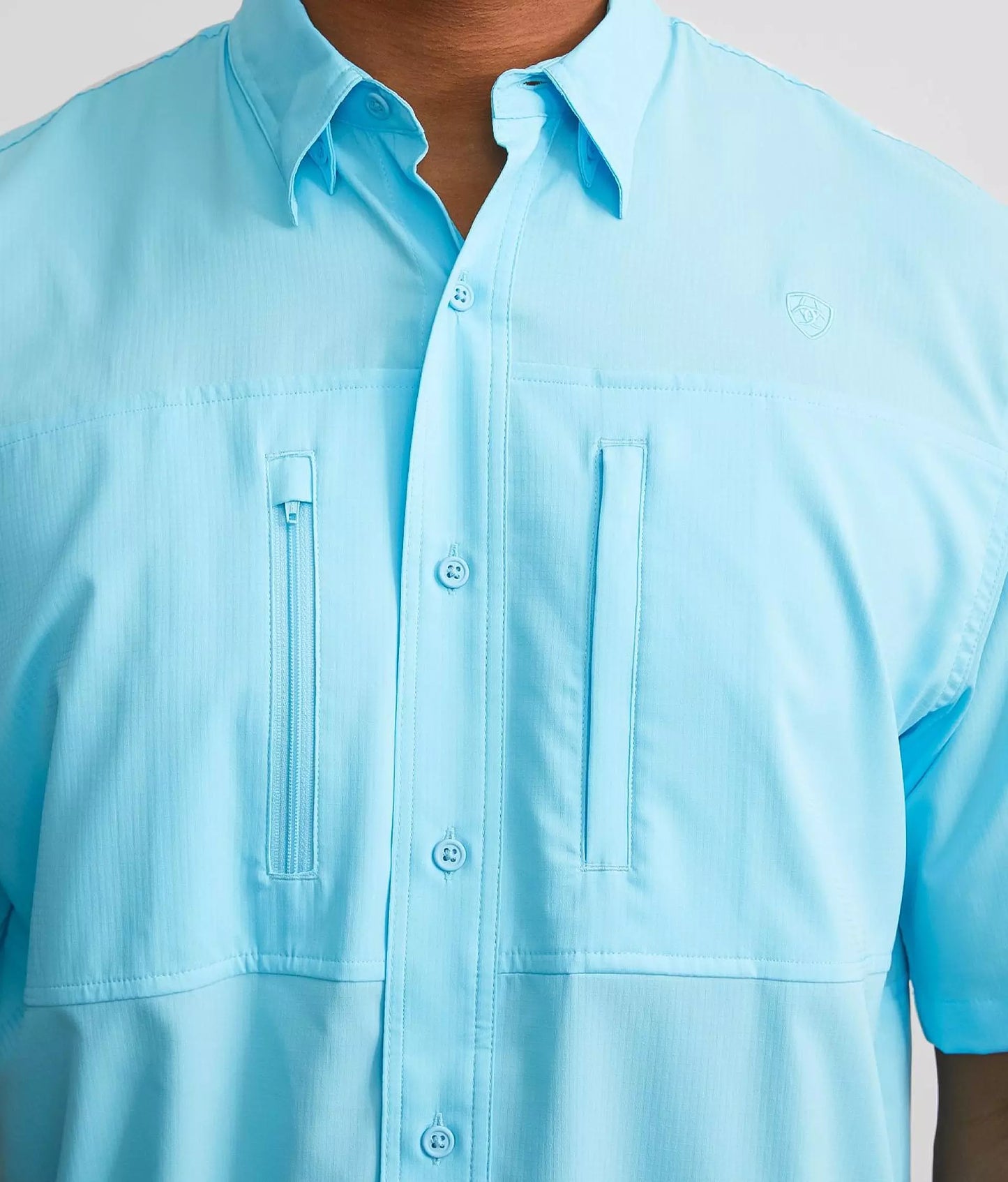 Camiseta Ariat Venttek CLSSC Cenote Aqua SS