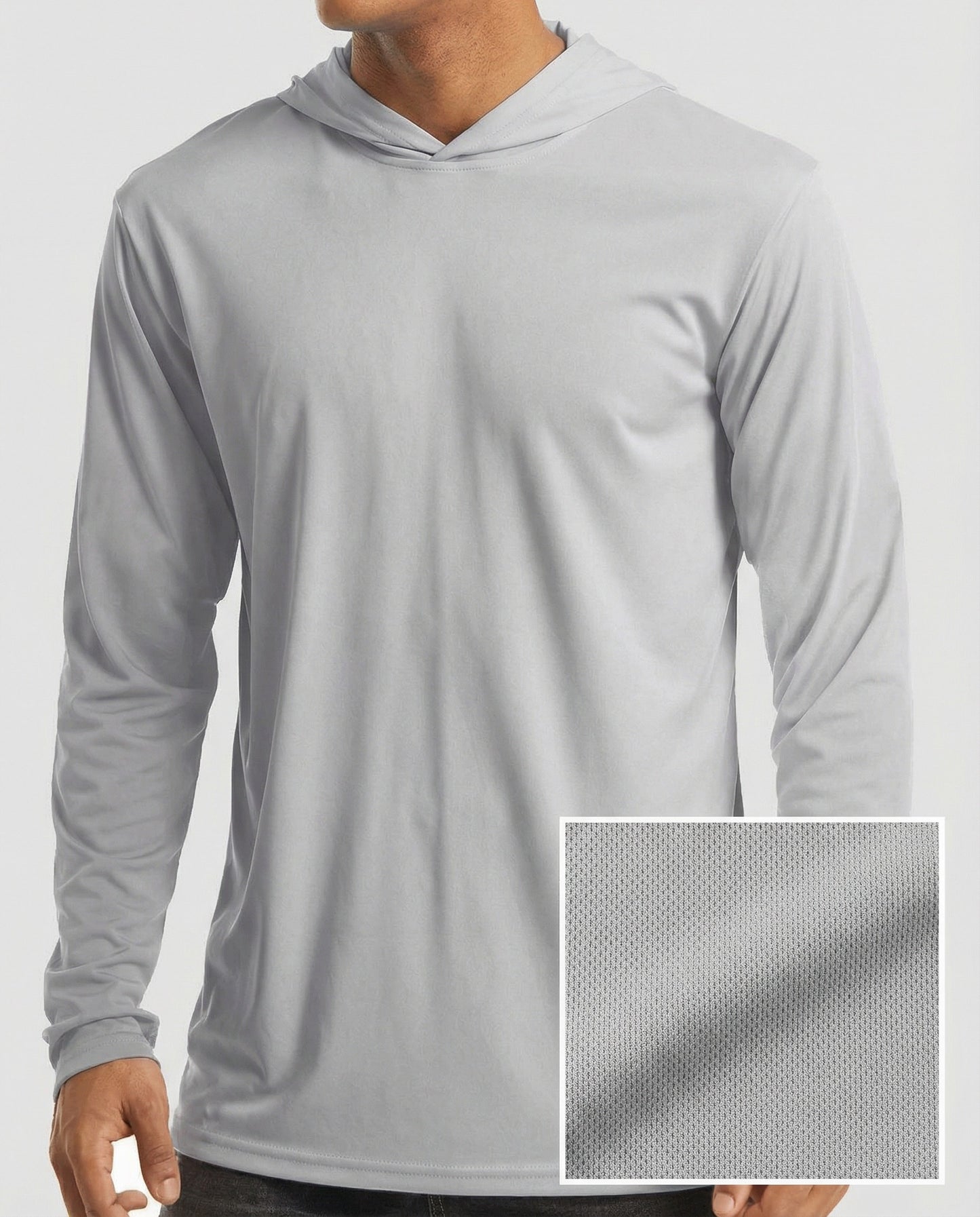 Quick Dry Performance 100% Polyester Hooded T-Shirt