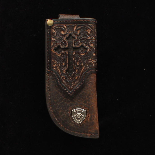 Ariat Knife sheath Brown Cross