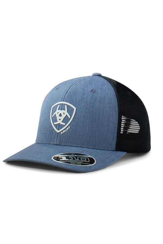 Ariat Light Denim White Logo Cap
