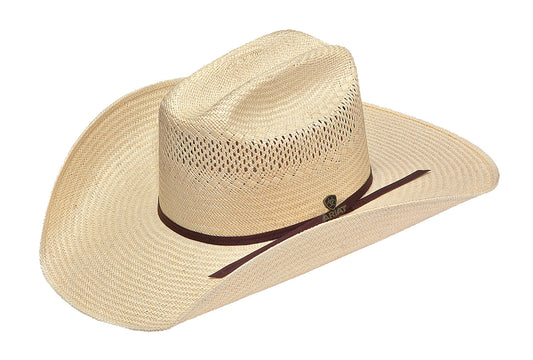 Ariat 10X 2 Cord Chocolate Band Americana