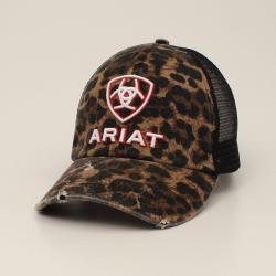 Ariat Leopard Print Ponyflo Cap