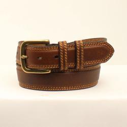 Ariat Mens Belt 1 1/2" Classic Strap Dbl Keeper