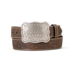 Ariat Men's Belt 1 1/2" Floral Embossed