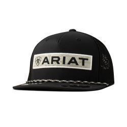 ARIAT DESERT PATCH BLACK AND WHITE CAP