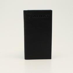 Ariat Black Embossed Logo Rodeo Wallet