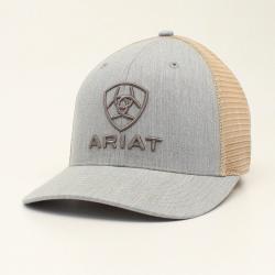 Ariat Mens SB R112 Grey Embroidered Tan
