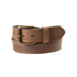 Ariat Men's Double Stitched Leather Belt (36)Dark Brown