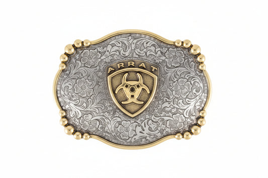 Ariat Rectangle Buckle Smooth Edge Floral