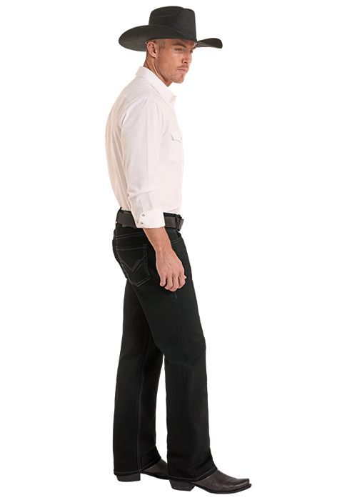 Rock & Roll Denim Men's Double Barrel Straight Jeans