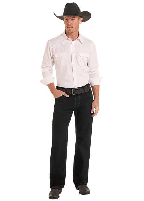 Rock & Roll Denim Men's Double Barrel Straight Jeans