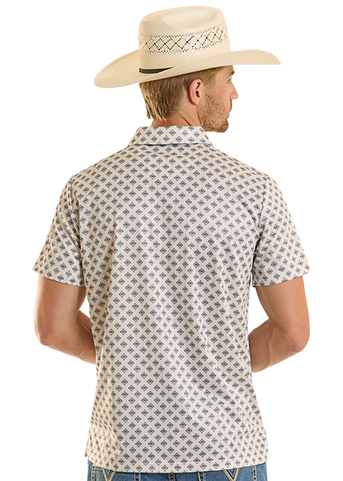 Rock&Roll Mini Aztec Geo Printed Polo
