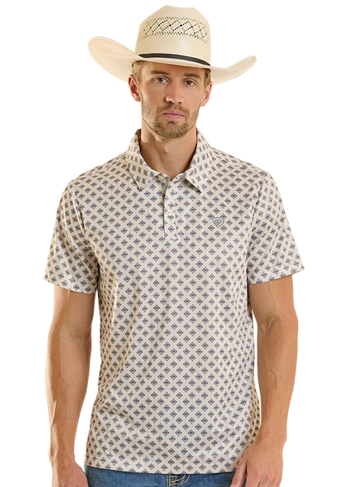 Rock&Roll Mini Aztec Geo Printed Polo