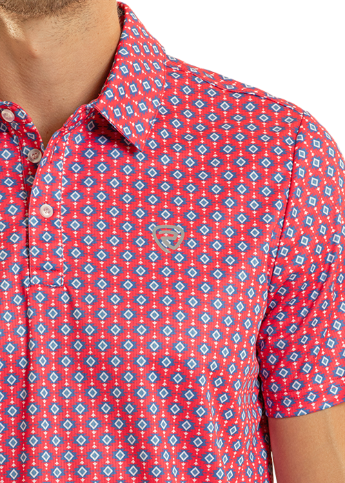Rock&Roll Mini Aztec Printes Polo