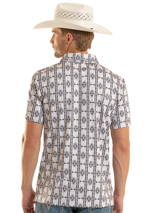 Rock&Roll Aztec Printed Polo