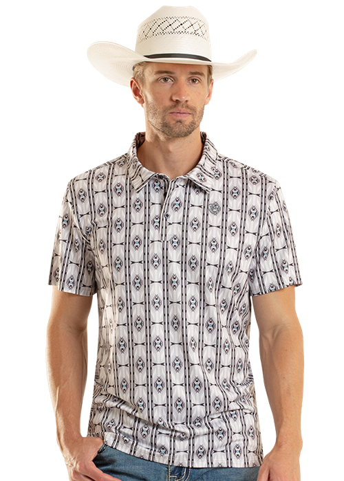Rock&Roll Aztec Printed Polo