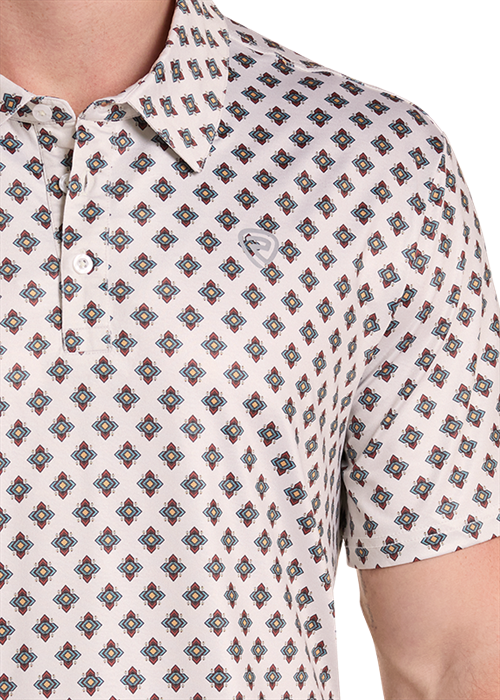 Men's Rock&Roll Aztec Print Lite Polo