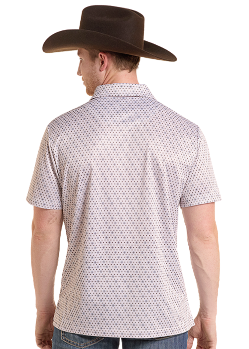 Rock & Roll Geo AllOver Printed Polo