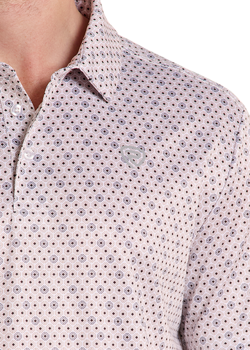 Rock & Roll Geo AllOver Printed Polo