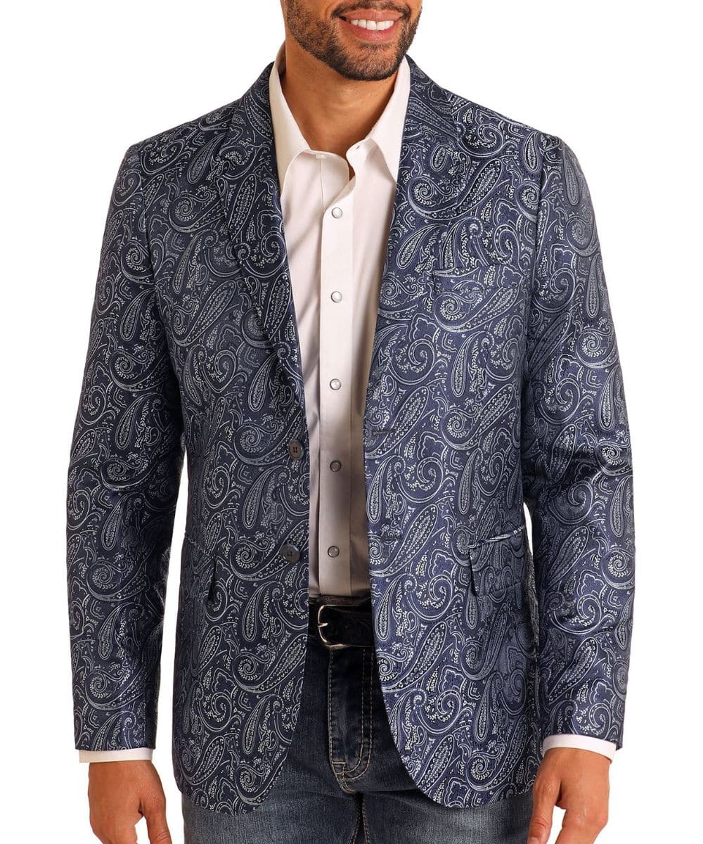 Rock & Roll Paisley Jacquard Blazer