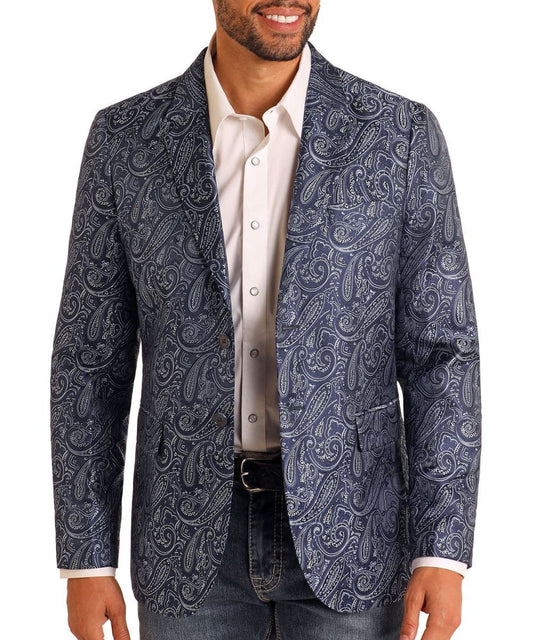 Rock & Roll Paisley Jacquard Blazer