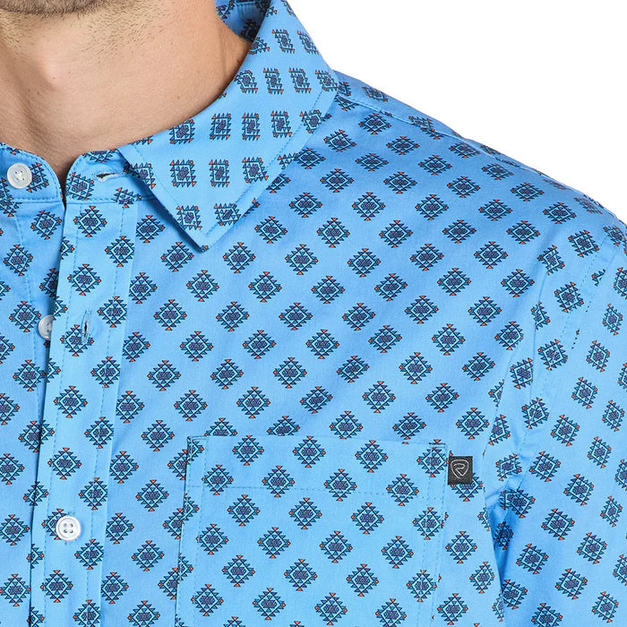 Rock & Roll Denim Aztec Tek Western Shirt