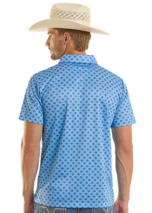 Rock&Roll Mini Aztec Geo Printed Polo