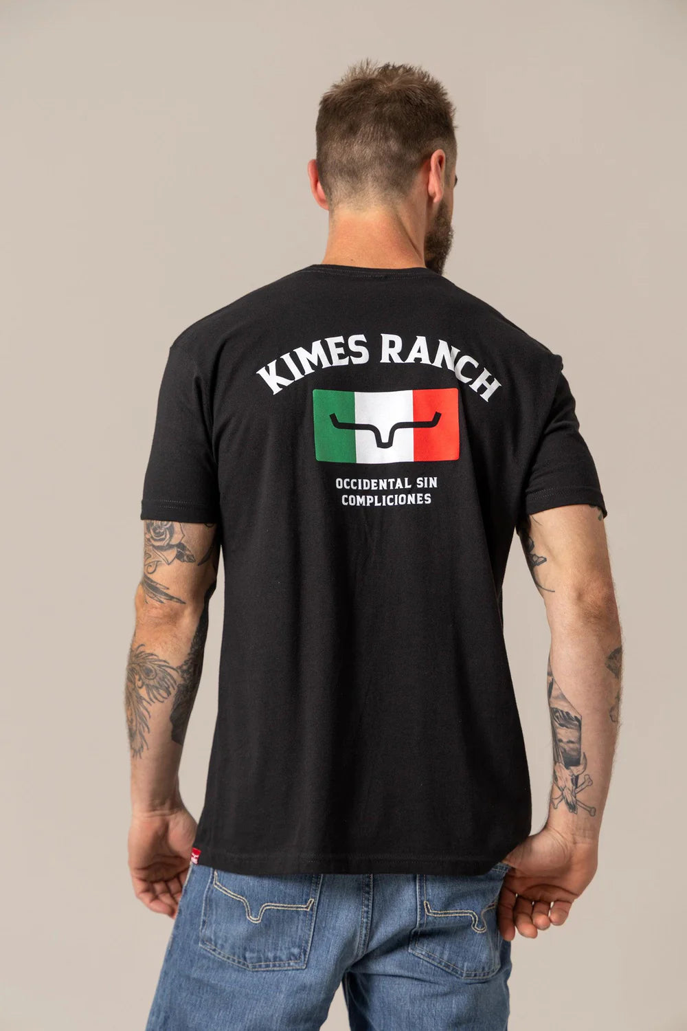 Kimes Ranch Bandera Tee - Mexican Flag Graphic T-Shirt