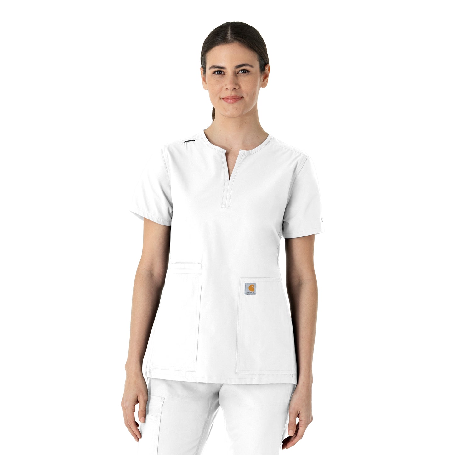 Force Essentials Women's Notch Neck Tunic Scrub Top