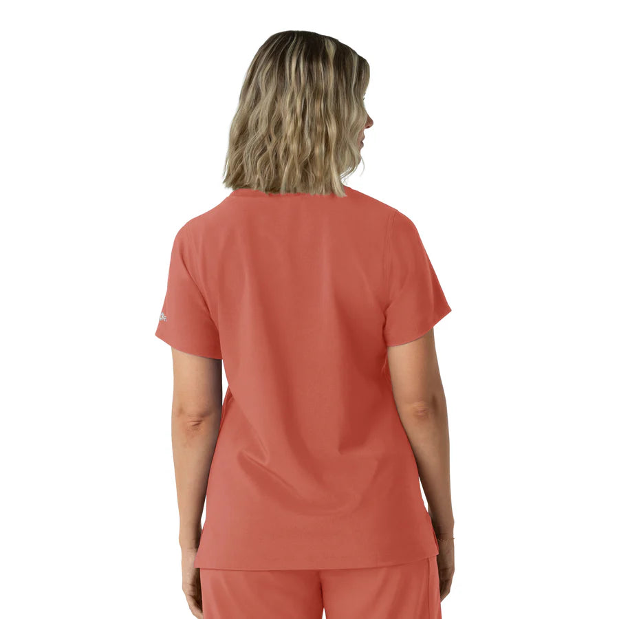 Carhartt Force Cross-Flex Women's Crew Neck Scrub Top