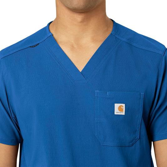 Rugged Flex Peak Men's 5-Pocket V-Neck Scrub Top