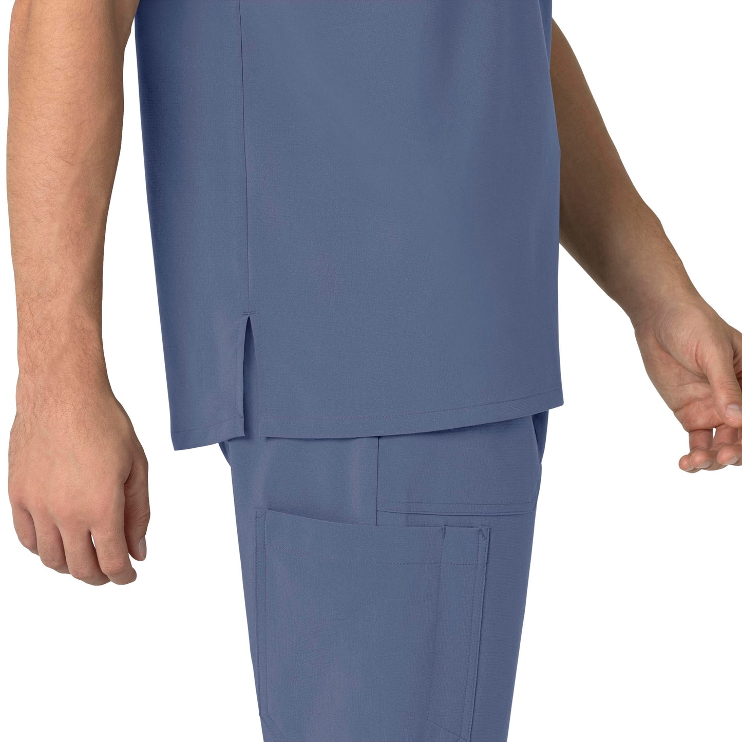Carhartt Force Cross-Flex Men's Henley Scrub Top Riverside
