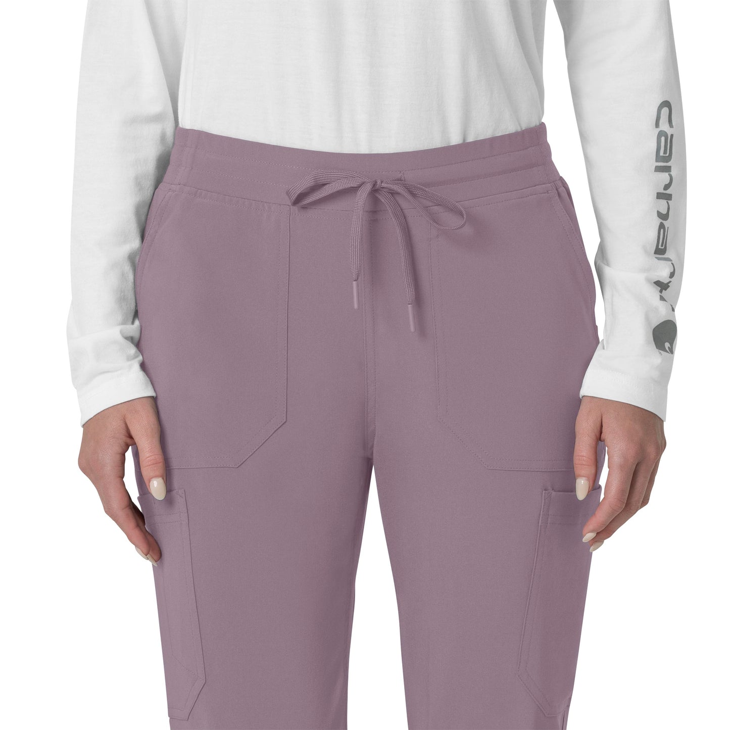 Carharrt Force Cross-Flex Women's Cargo Jogger Scrub Pant Lavender Mist