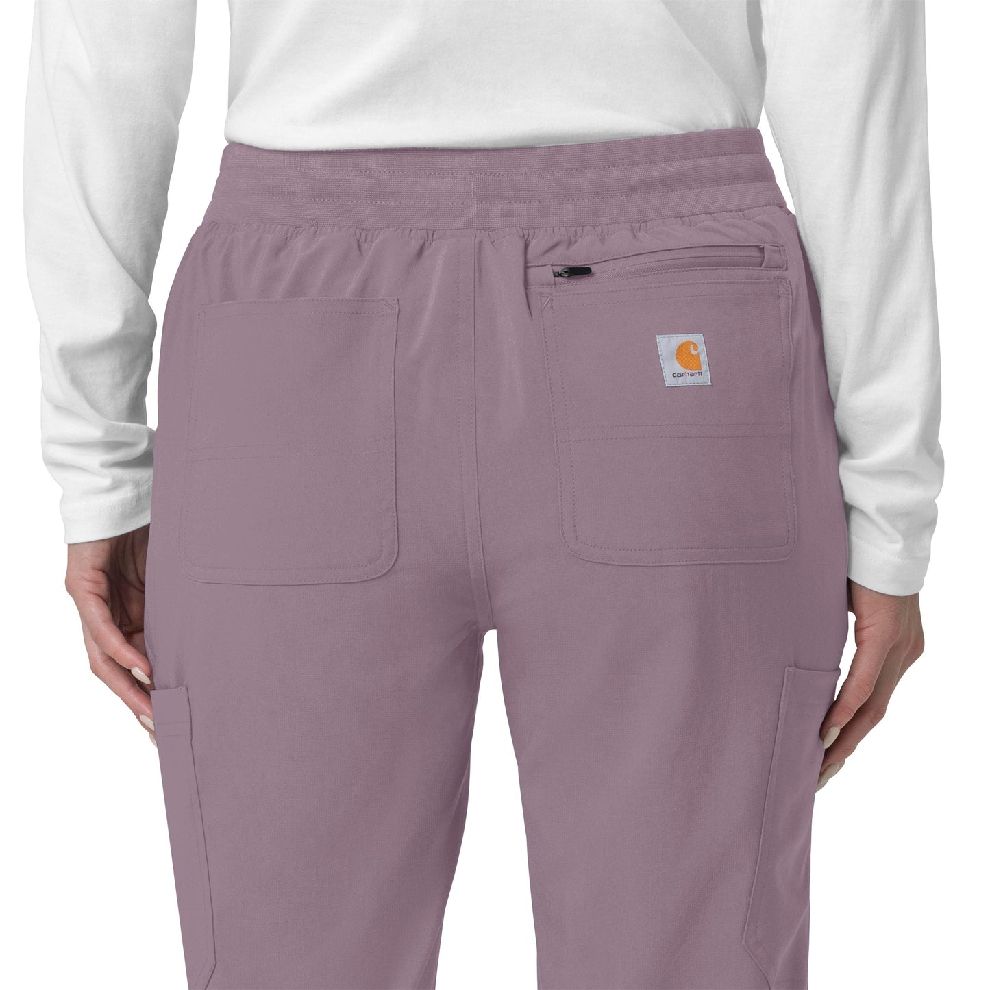 Carharrt Force Cross-Flex Women's Cargo Jogger Scrub Pant Lavender Mist