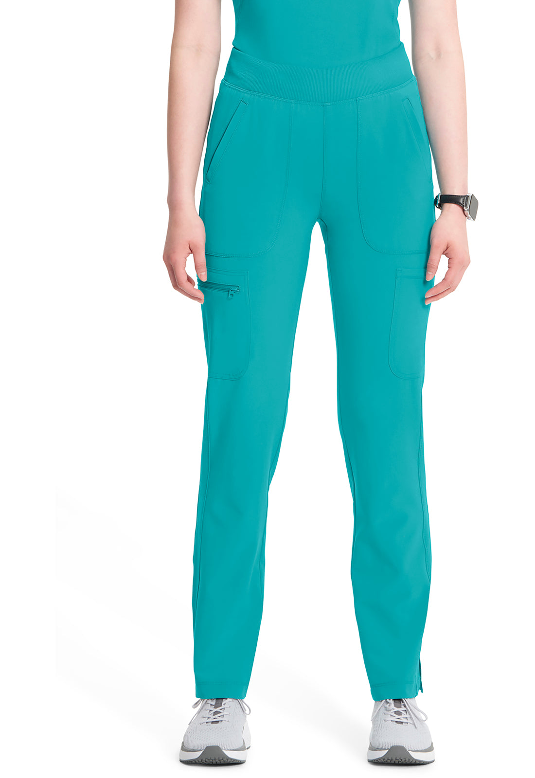 Women's Mid Rise Tapered Leg Pull-On Scrub Pant