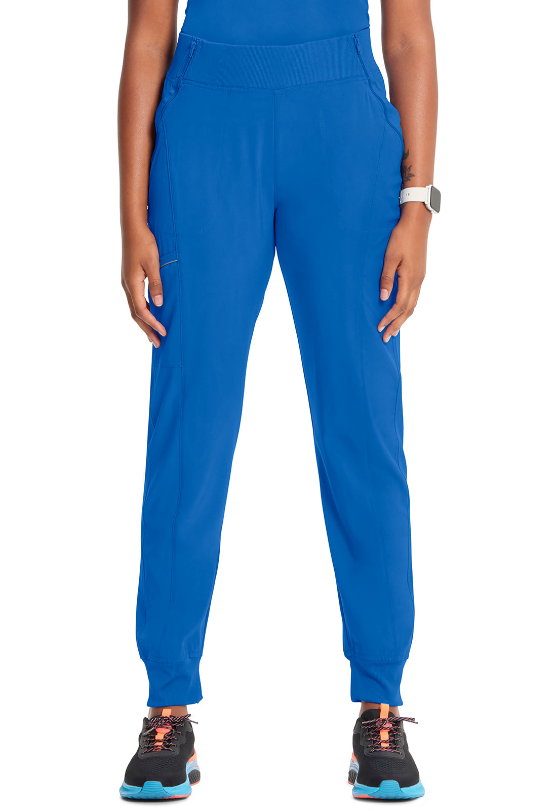 Women's Elastic Waistband Jogger Scrub Pant - Plus