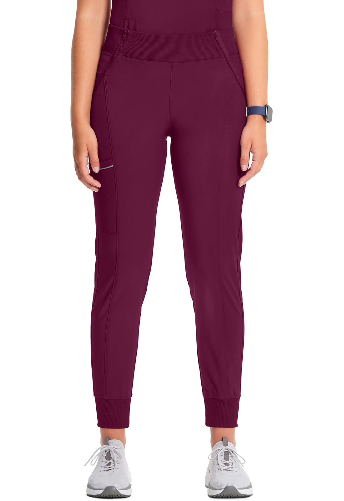 Women's Elastic Waistband Jogger Scrub Pant - Plus