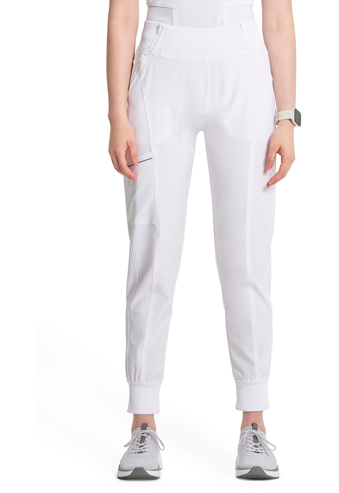 Women's Elastic Waistband Jogger Scrub Pant - Plus