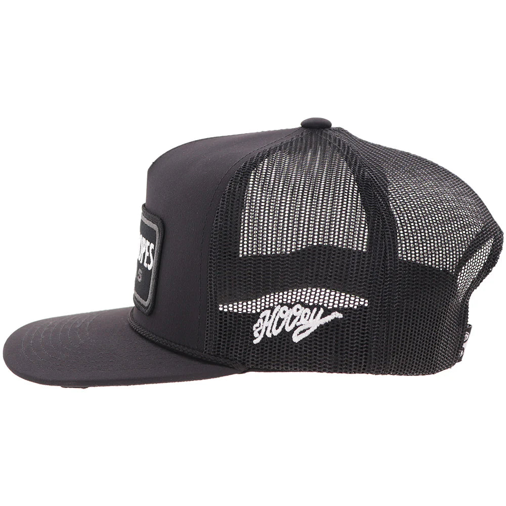 "CR125" Cactus Ropes Hat Black/White